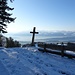 Blick vom Kretenkreuz in die Linthebene und ins Glarnerland