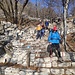 Sulla scalinata della cava