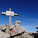 Gipfel der Kreuzspitze. Möchte wissen, wie viele Kreuzspitzen es im Alpenraum gibt! Ich bin nun gerade erst auf der zweiten insgesamt.