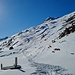 Skispuren oberhalb des Bidanätschstafel