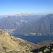 wundervoller Blick hinab zum Lago di Como und die Berge ringsum