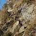 Der Wanderweg ist zT mit Ketten gesichert