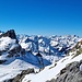 Blick zu den Glarner Alpen im Aufstieg zum Sichler