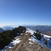 der Rundblick vom Gipfel: hier in Richtung Monte Rosa