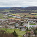 Blick vom Aussichtspunkt auf Bad Zurzach