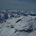 le cime francesi in lontananza e fine foto panoramiche