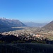 letzter Ausblick vom vorzüglichen Logis Scarpapè zum Verbano, mit Monte Tamaro und Gridone