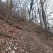 Traverso, ormai quasi alla base delle rocce sommitali