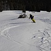 Bon ça c'est Manu, il skie comme ça dans toutes les neiges 