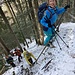 ... zur mit voller Freude erklommenen Leiter