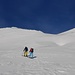 Manu et Valérie. Il n'y a plus de neige à soulever pour faire de belles images, mais ça souffle déjà à bloc