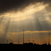 Tag 3 (27.2.): Licht-Wolkenspiel auf dem Weg zum kuwaitischen Landeshöhepunkt.