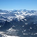 Ausblick auf die Bündner Alpen