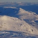 Rückblick auf den Aufstieg zur Tordsnose und Blick bis zu den Gipfeln im Breheimen und Jotunheimen