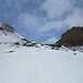 Wenig Schnee im unteren Teil des Val d'Agnel