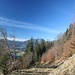 sonniger Abstieg