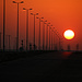 Tag 5 (1.3.):<br /><br />Ein weiterer wunderbarer Tag geht zu Ende mit dem Sonnenuntergang in der Nähe vom رأس الزور (Ra’s az Zawr) im Süden Kuwaits.