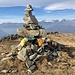 Gipfelsteinmann auf dem Monte Bigorio