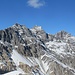 Zoomaufnahme zu Bergen aus Dolomit