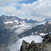Aussicht vom Hockenhorn auf die Gletscher