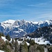 Im Aufstieg zum Ragolerberg, Blick zum Falknis
