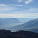 Blick über die südliche Alpsteinkette hinweg ins Churer Rheintal