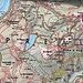 so sieht die Route auf der Wandertafel in Bassano aus