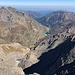 Rocciamelone - Ausblick am Gipfel, u. a. zum etwa östlich gelegenen Lago di Malciaussia.