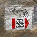Im Aufstieg zum Rocciamelone - Kastanien auf und neben dem Weg. Und "zufälligerweise" heißt die Örtlichkeit auch Castagneretto. Da große Teile der heutigen Tour der [https://de.wikipedia.org/wiki/Grande_Traversata_delle_Alpi Grande Grande Traversata delle Alpi (GTA)] folgen, sind immer wieder auch entsprechende Markierungen zu sehen.