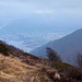 ... mit Seitenblick zur Mündung des Ticino'