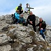 Foto di gruppo sul Monte Bronzone
