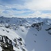 Blick in südsüdwestliche Richtung zu Bergen der Silvretta