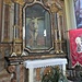 Il trompe-l'oeil di una cappella della chiesa di San Giorgio.