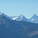 Zinalrothorn, Wellenkuppe, Ober Gabelhorn und schön das Matterhorn