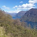 Lago di Lugano mit dem italienischen Bergmassiv um den Monte Legnone