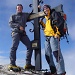 Martin und Lorenz auf dem Gipfel