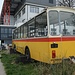 Ein "Saurer", der als Postbus ausgedient hat, vor dem Saurer-Museum.
