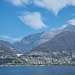 Blick vom Lago Maggiore zur Verzasca-Staumauer 