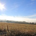 Landschaft mit Nebelschleppe