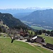 Blick über Amberg und das Drautal in die Julischen Alpen.
