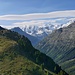 Sicht zum Palü und Bernina