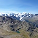 Berninagruppe mit dem gut sichtbaren Biancograt