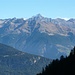 Ausblick der Alpe Piatto (Valle di Bri) zum Rheinwaldhorn