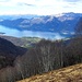 Lago Maggiore et massif du Mont Rose tout au fond 