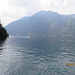 il lago di Como e l'arrivo del battello a Nesso