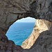 vista sopra l'accesso alla Grotta dei Briganti