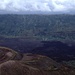 der Riesenkrater,oben am Kraterrand der Ort Kintamani