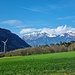 Windturbine bei Oldis in Haldenstein