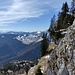 Seitenblick vom steilen Julius-Mayr-Weg