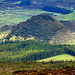 Pico Gaspar (619m) aus der anderen Richtung, vom Miradouro Serra de Santa Bárbara (1019m).